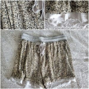 Anthropologie Sequin Shorts